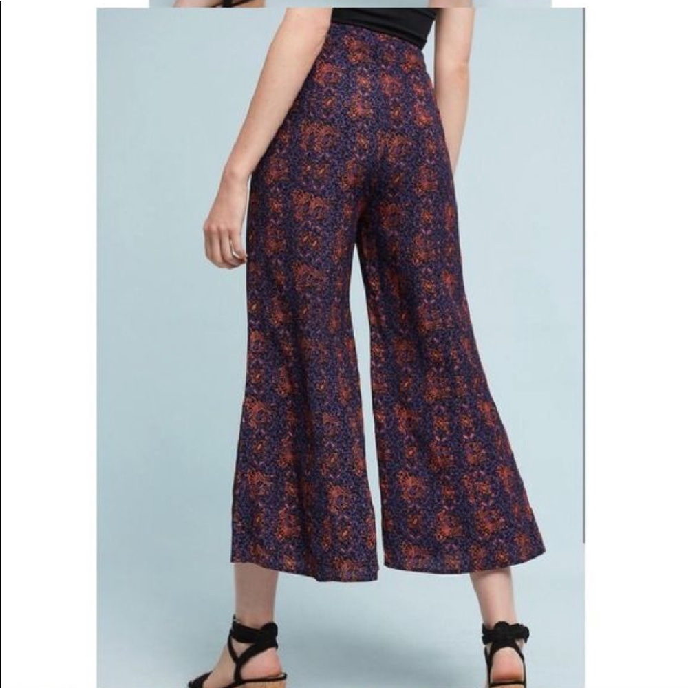 Anthropologie Elevenses high waist flare leg pants - Picture 2 of 14